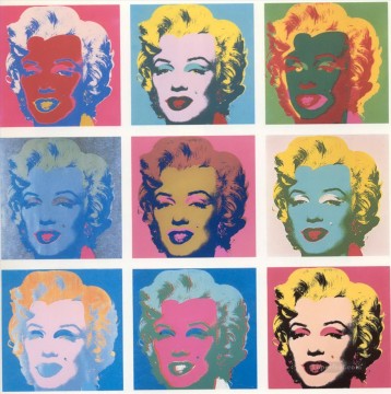 Abstracto famoso Painting - Lista de artistas pop de Marilyn Monroe